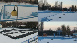 Areál koupaliště Hulín - sdružené snímky