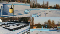 Areál koupaliště Hulín - sdružené snímky