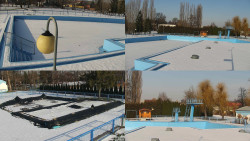 Areál koupaliště Hulín - sdružené snímky