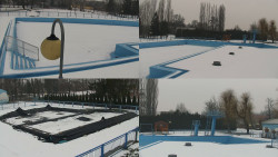 Areál koupaliště Hulín - sdružené snímky