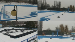 Areál koupaliště Hulín - sdružené snímky