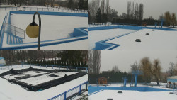 Areál koupaliště Hulín - sdružené snímky