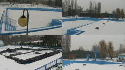 Areál koupaliště Hulín - sdružené snímky