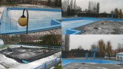 Areál koupaliště Hulín - sdružené snímky