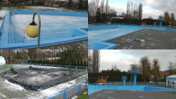 Areál koupaliště Hulín - sdružené snímky