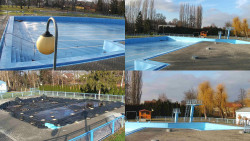 Areál koupaliště Hulín - sdružené snímky