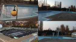 Areál koupaliště Hulín - sdružené snímky