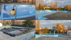 Areál koupaliště Hulín - sdružené snímky