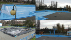 Areál koupaliště Hulín - sdružené snímky