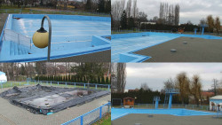 Areál koupaliště Hulín - sdružené snímky