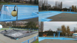 Areál koupaliště Hulín - sdružené snímky