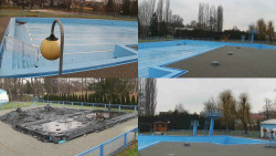 Areál koupaliště Hulín - sdružené snímky