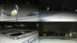 Areál koupaliště Hulín - sdružené snímky