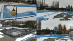 Areál koupaliště Hulín - sdružené snímky