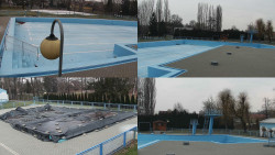 Areál koupaliště Hulín - sdružené snímky