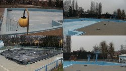 Areál koupaliště Hulín - sdružené snímky