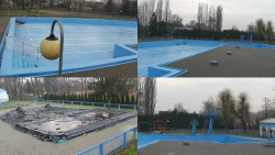 Areál koupaliště Hulín - sdružené snímky