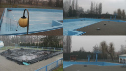 Areál koupaliště Hulín - sdružené snímky