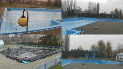 Areál koupaliště Hulín - sdružené snímky