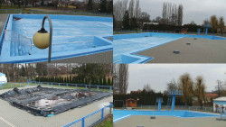 Areál koupaliště Hulín - sdružené snímky