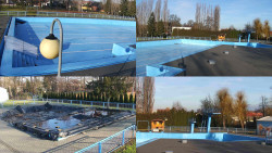 Areál koupaliště Hulín - sdružené snímky