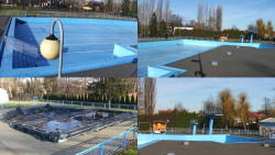 Areál koupaliště Hulín - sdružené snímky