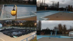 Areál koupaliště Hulín - sdružené snímky