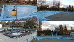 Areál koupaliště Hulín - sdružené snímky