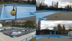 Areál koupaliště Hulín - sdružené snímky