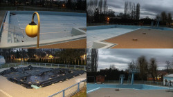 Areál koupaliště Hulín - sdružené snímky