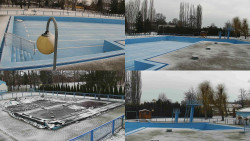 Areál koupaliště Hulín - sdružené snímky