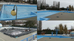 Areál koupaliště Hulín - sdružené snímky