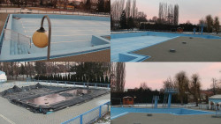 Areál koupaliště Hulín - sdružené snímky