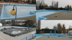 Areál koupaliště Hulín - sdružené snímky