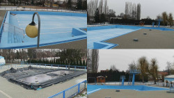 Areál koupaliště Hulín - sdružené snímky