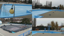 Areál koupaliště Hulín - sdružené snímky