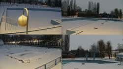 Areál koupaliště Hulín - sdružené snímky