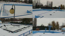 Areál koupaliště Hulín - sdružené snímky