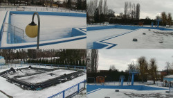 Areál koupaliště Hulín - sdružené snímky