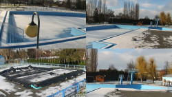 Areál koupaliště Hulín - sdružené snímky