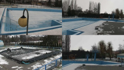 Areál koupaliště Hulín - sdružené snímky