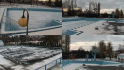 Areál koupaliště Hulín - sdružené snímky