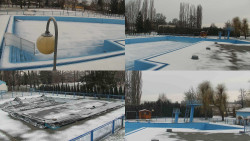 Areál koupaliště Hulín - sdružené snímky