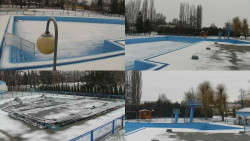 Areál koupaliště Hulín - sdružené snímky