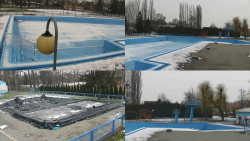 Areál koupaliště Hulín - sdružené snímky