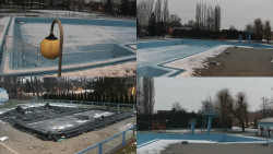 Areál koupaliště Hulín - sdružené snímky