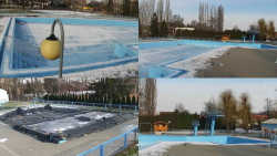 Areál koupaliště Hulín - sdružené snímky