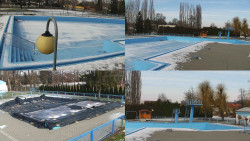 Areál koupaliště Hulín - sdružené snímky