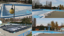 Areál koupaliště Hulín - sdružené snímky