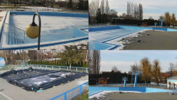 Areál koupaliště Hulín - sdružené snímky